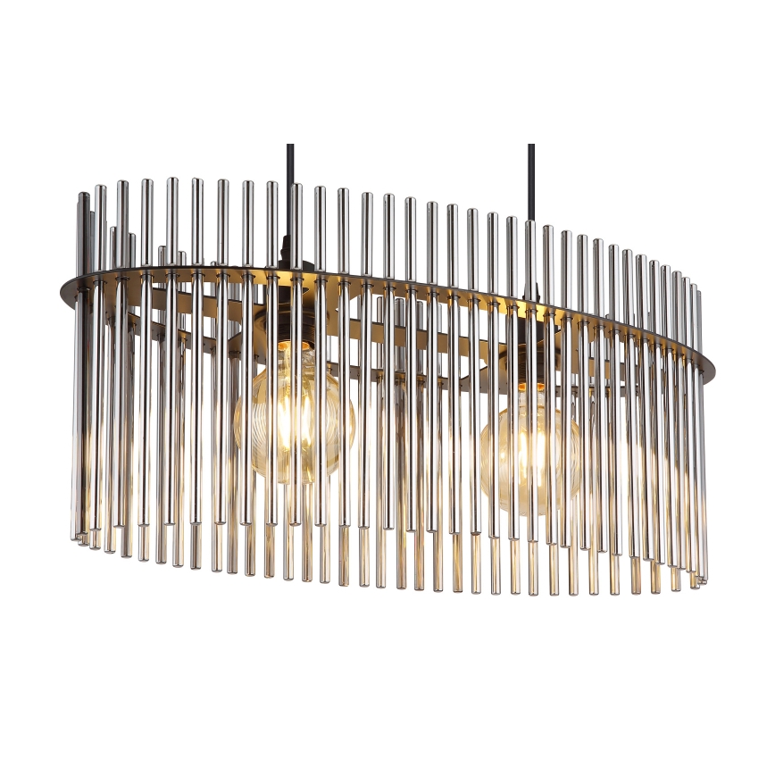 Globo - Подвесная люстра 2xE27/60W/230V черный