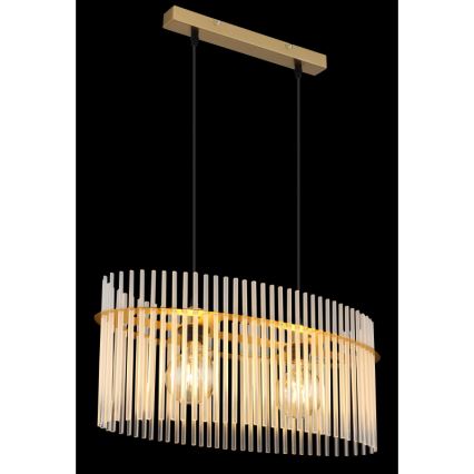 Globo - Подвесная люстра 2xE27/60W/230V золотистый