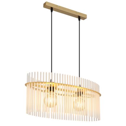 Globo - Подвесная люстра 2xE27/60W/230V золотистый