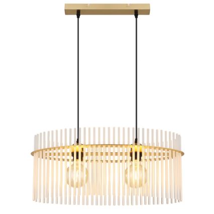 Globo - Подвесная люстра 2xE27/60W/230V золотистый