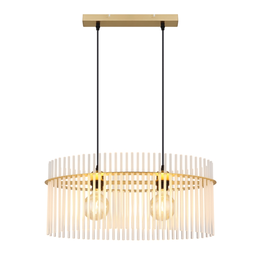 Globo - Подвесная люстра 2xE27/60W/230V золотистый