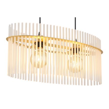 Globo - Подвесная люстра 2xE27/60W/230V золотистый