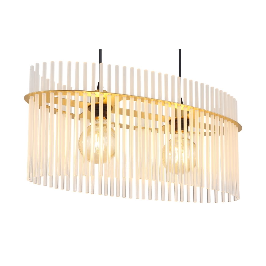 Globo - Подвесная люстра 2xE27/60W/230V золотистый