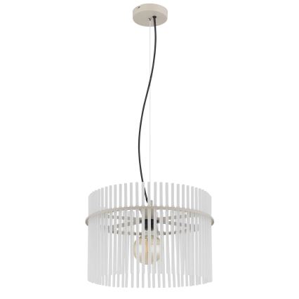 Globo - Люстра на тросе 1xE27/60W/230V диаметр 40 см кремовая