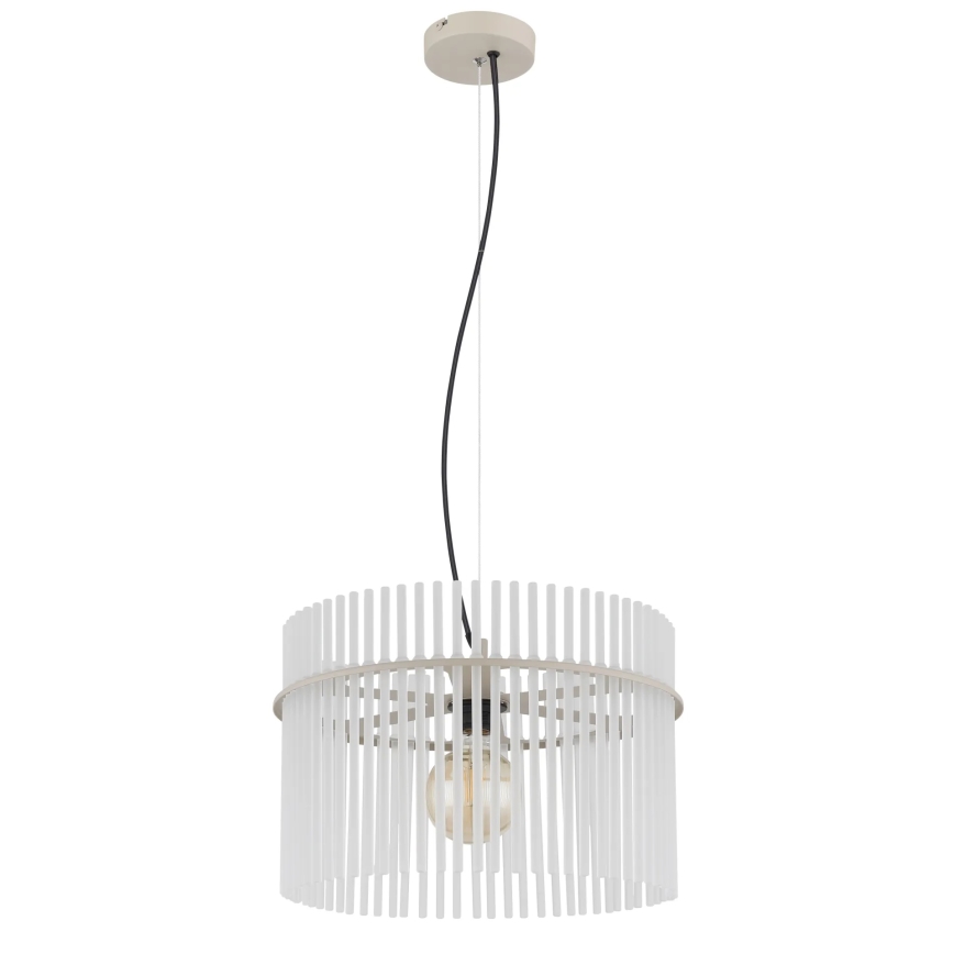 Globo - Люстра на тросе 1xE27/60W/230V диаметр 40 см кремовая