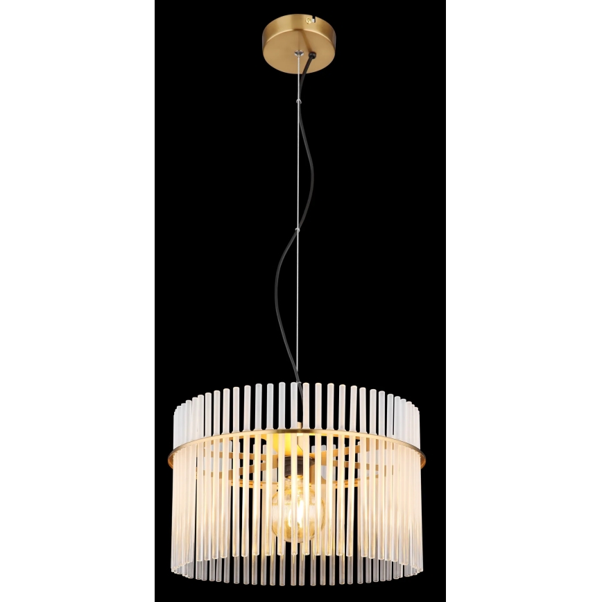 Globo - Підвісна люстра 1xE27/60W/230V діаметр 40 см золотий