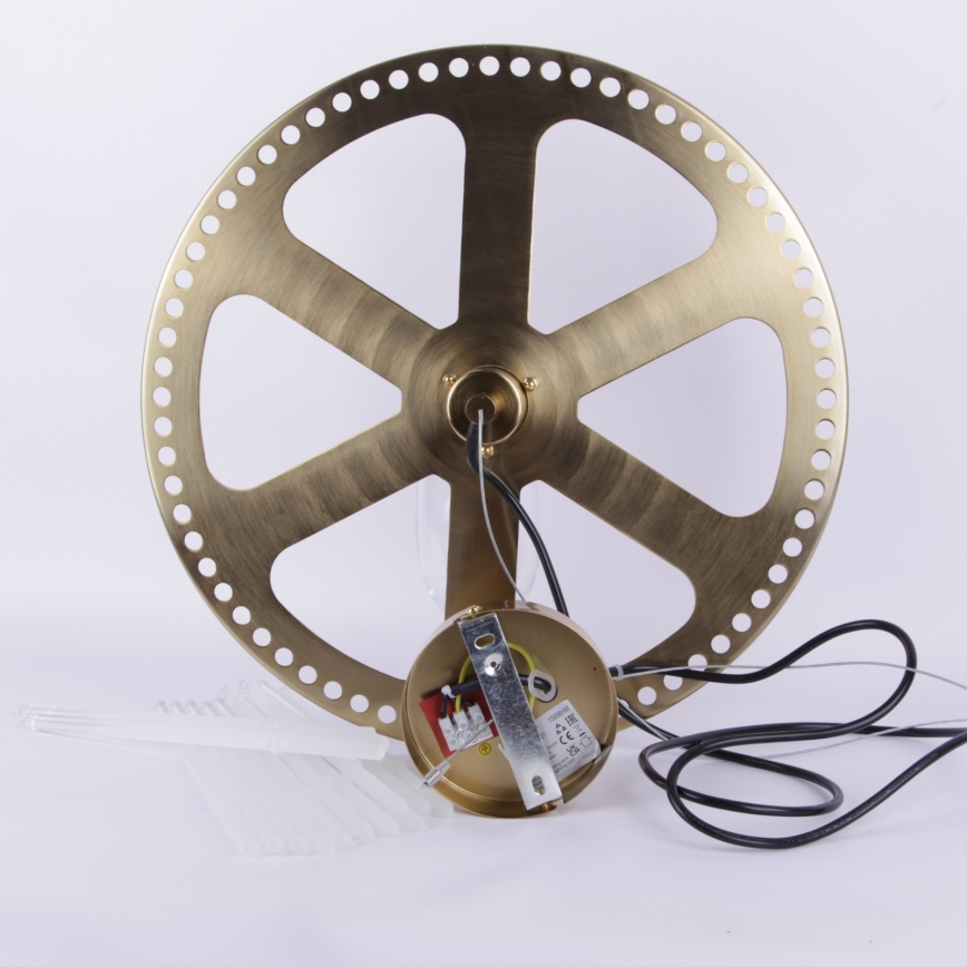 Globo - Підвісна люстра 1xE27/60W/230V діаметр 40 см золотий