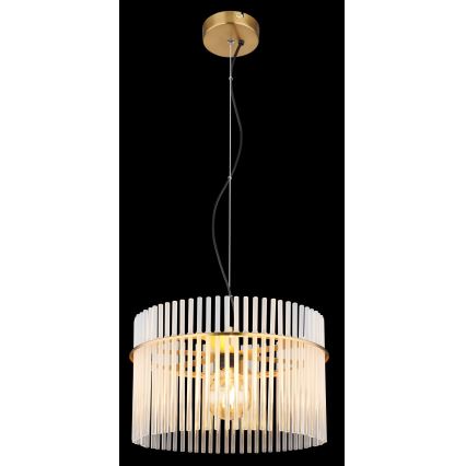 Globo - Подвесная люстра 1xE27/60W/230V диаметр 40 см золотистый