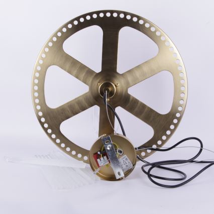 Globo - Подвесная люстра 1xE27/60W/230V диаметр 40 см золотистый