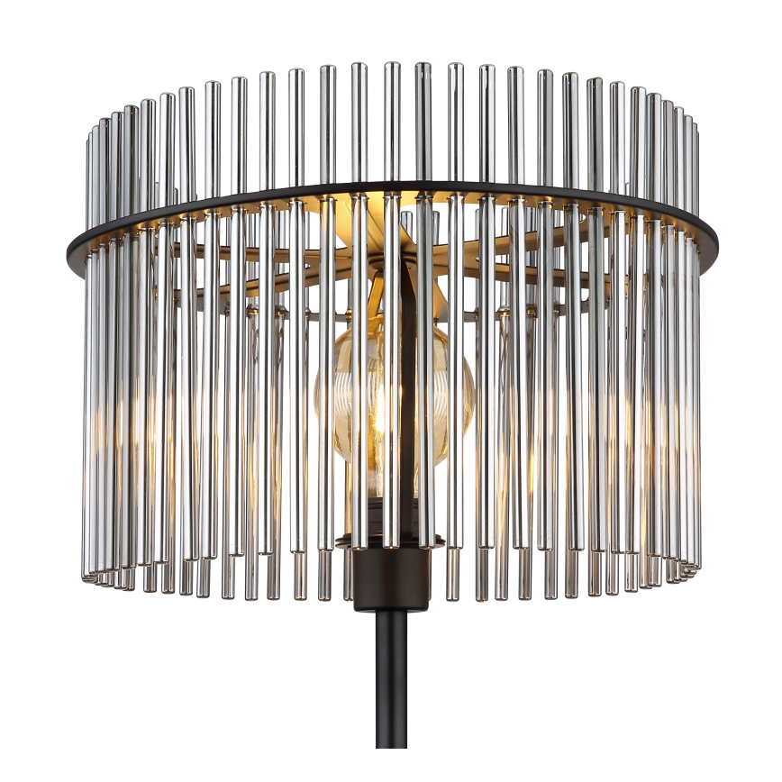 Globo - Торшер 1xE27/60W/230V черный
