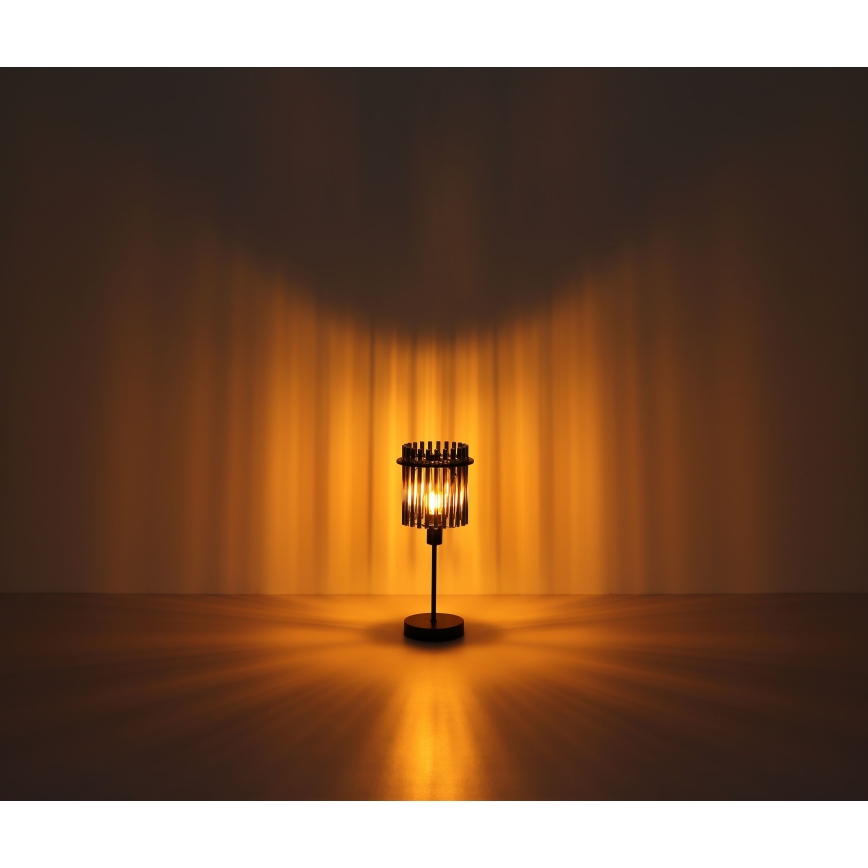 Globo - Настільна лампа 1xE14/40W/230V діаметр 15 см чорний