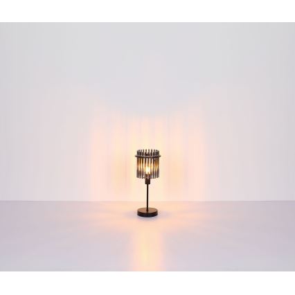 Globo - Настільна лампа 1xE14/40W/230V діаметр 15 см чорний