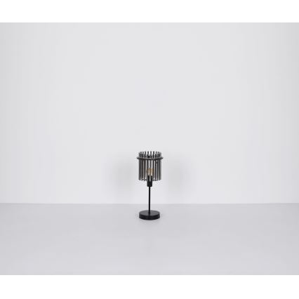 Globo - Настольная лампа 1xE14/40W/230V диаметр 15 см черный