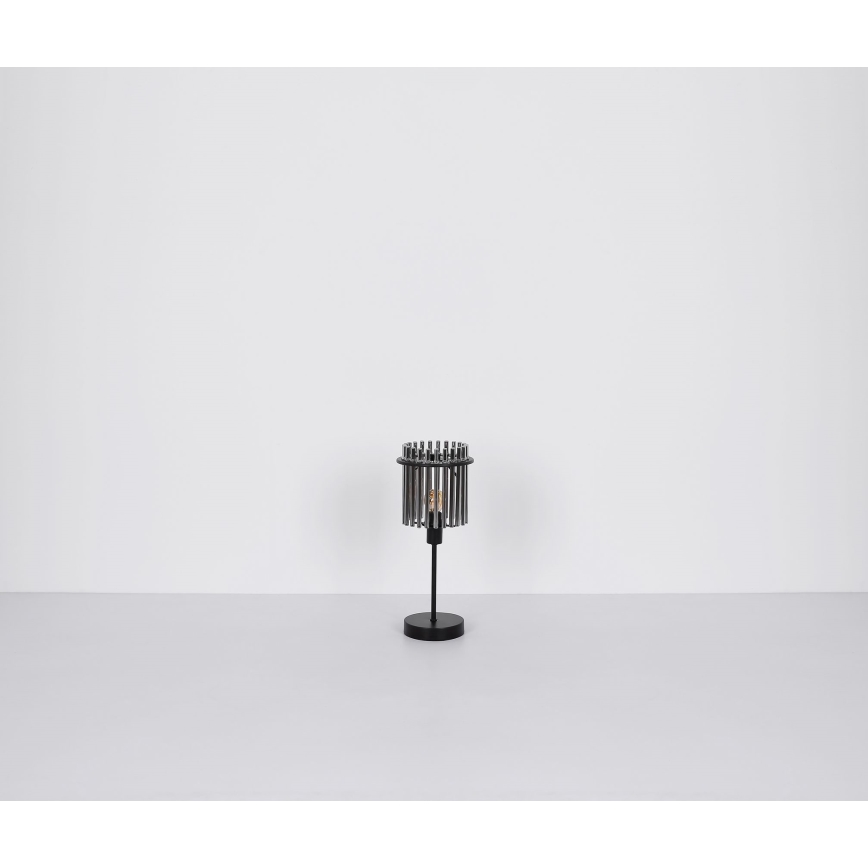 Globo - Настольная лампа 1xE14/40W/230V диаметр 15 см черный