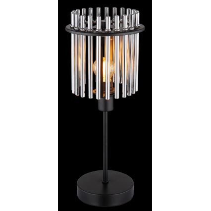 Globo - Настольная лампа 1xE14/40W/230V диаметр 15 см черный