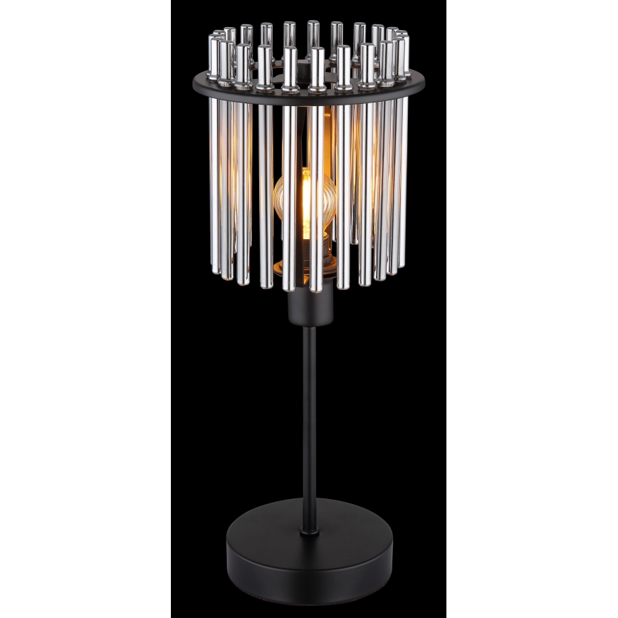 Globo - Настольная лампа 1xE14/40W/230V диаметр 15 см черный