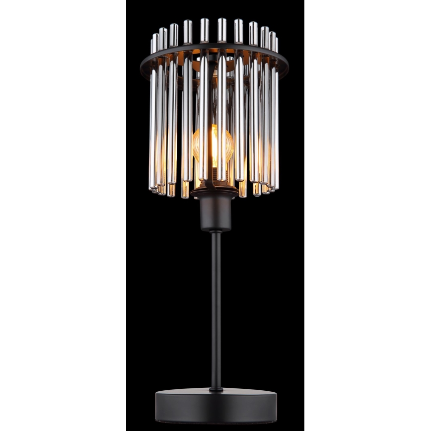 Globo - Настольная лампа 1xE14/40W/230V диаметр 15 см черный