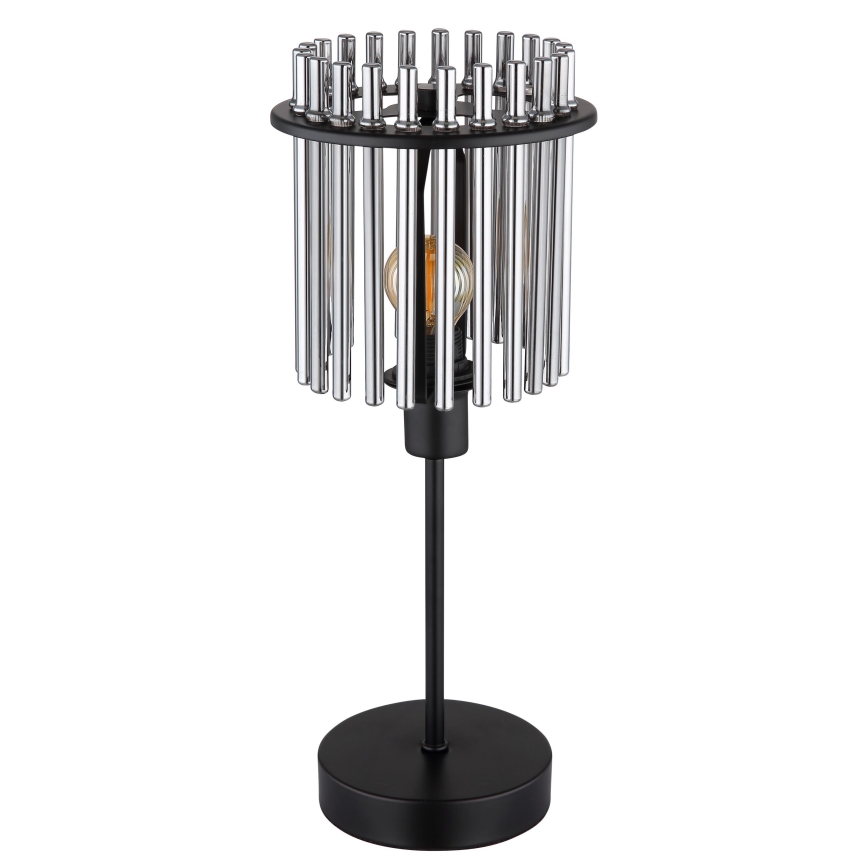 Globo - Настольная лампа 1xE14/40W/230V диаметр 15 см черный