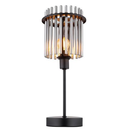 Globo - Настольная лампа 1xE14/40W/230V диаметр 15 см черный