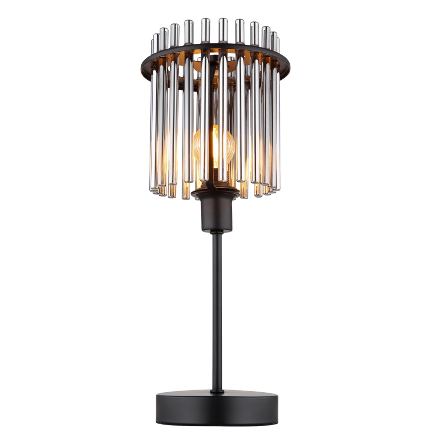 Globo - Настольная лампа 1xE14/40W/230V диаметр 15 см черный