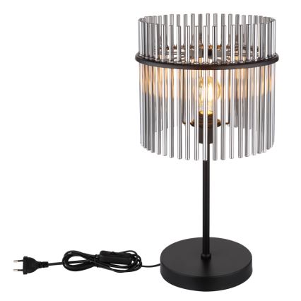 Globo - Настільна лампа 1xE27/60W/230V, діаметр 30 см, чорна