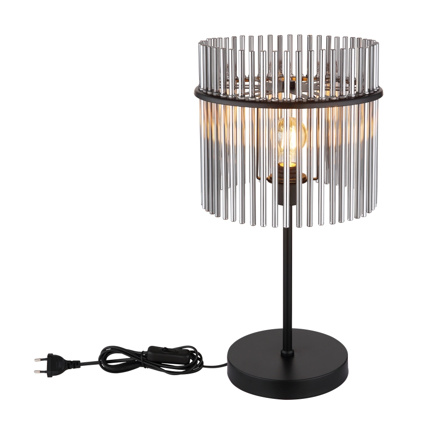 Globo - Настільна лампа 1xE27/60W/230V, діаметр 30 см, чорна