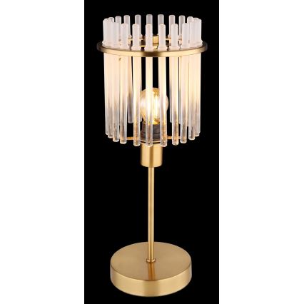 Globo - Настольная лампа 1xE14/40W/230V диаметр 15 см золотистый