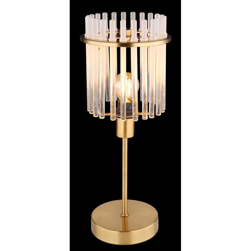 Globo - Настольная лампа 1xE14/40W/230V диаметр 15 см золотистый