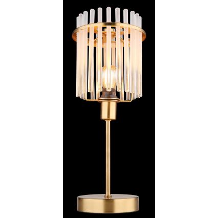 Globo - Настольная лампа 1xE14/40W/230V диаметр 15 см золотистый