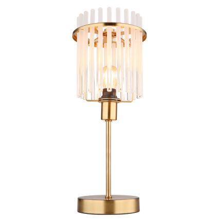 Globo - Настольная лампа 1xE14/40W/230V диаметр 15 см золотистый