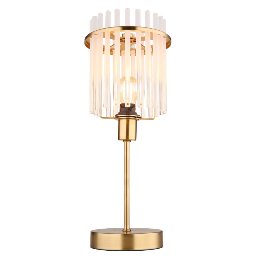 Globo - Настольная лампа 1xE14/40W/230V диаметр 15 см золотистый