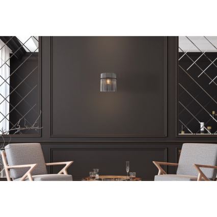 Globo - Настінний світильник 1xE27/60W/230V чорний