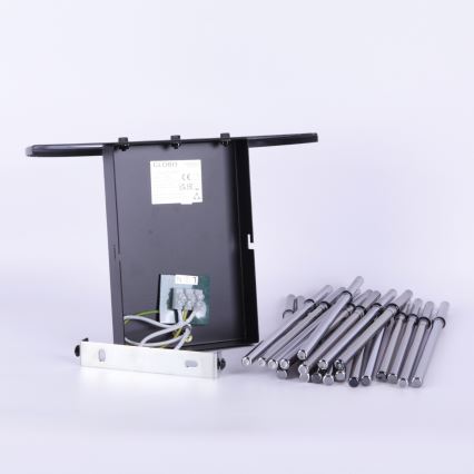 Globo - Настінний світильник 1xE27/60W/230V чорний