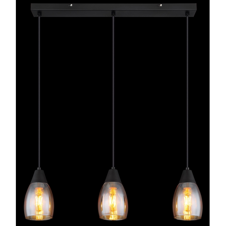 Globo - Підвісна люстра 3xE27/15W/230V