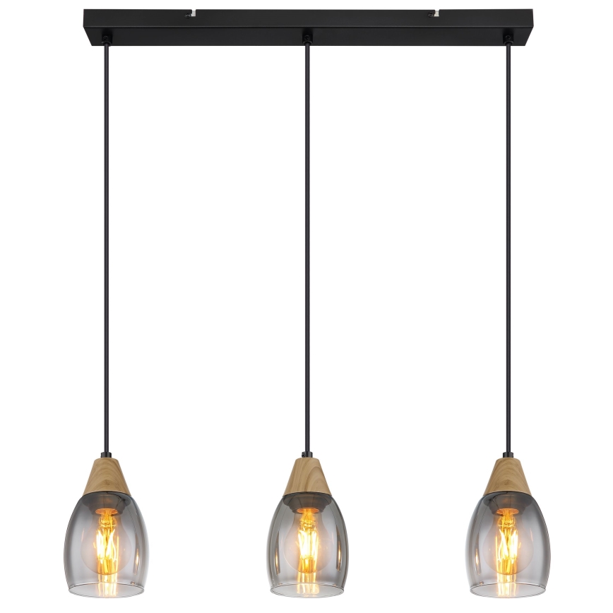 Globo - Підвісна люстра 3xE27/15W/230V
