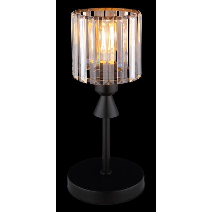 Globo - Настільна лампа 1xE27/60W/230V діаметр 15 см чорний