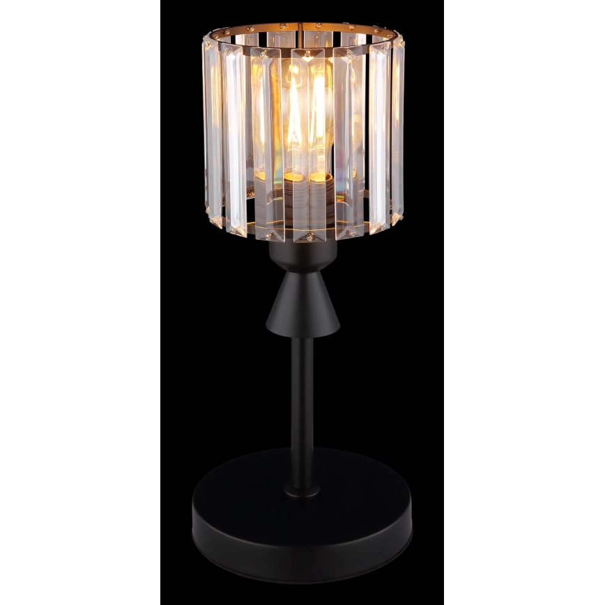 Globo - Настільна лампа 1xE27/60W/230V діаметр 15 см чорний
