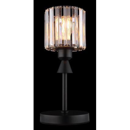 Globo - Настільна лампа 1xE27/60W/230V діаметр 15 см чорний