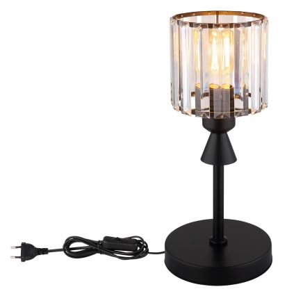 Globo - Настольная лампа 1xE27/60W/230V диаметр 15 см черный