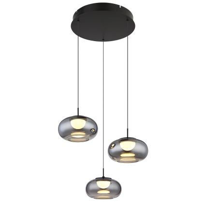 Globo - Світлодіодна підвісна люстра 3xLED/6W/230V