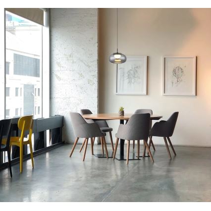 Globo - Світлодіодна підвісна люстра LED/6W/230V чорний