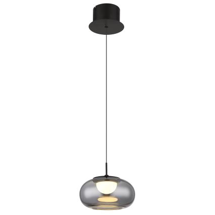 Globo - Світлодіодна підвісна люстра LED/6W/230V чорний
