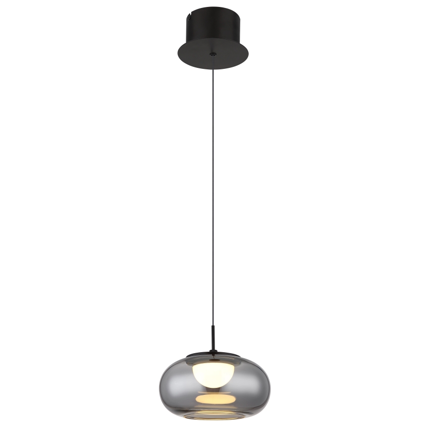 Globo - Світлодіодна підвісна люстра LED/6W/230V чорний