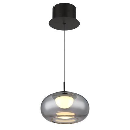 Globo - Світлодіодна підвісна люстра LED/6W/230V чорний