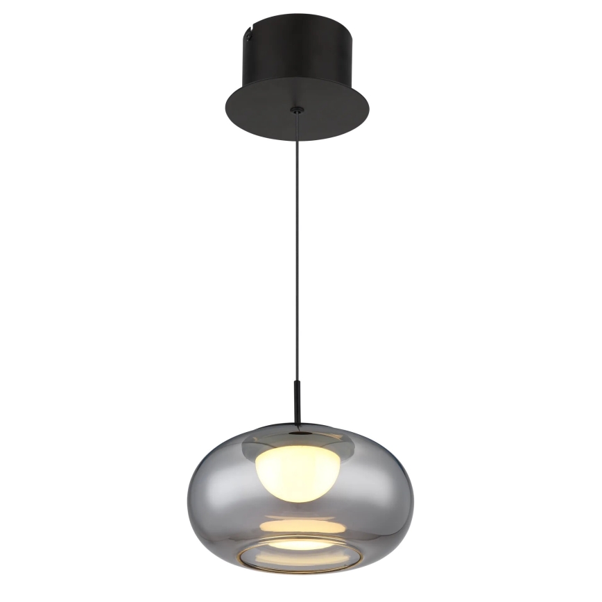 Globo - Світлодіодна підвісна люстра LED/6W/230V чорний
