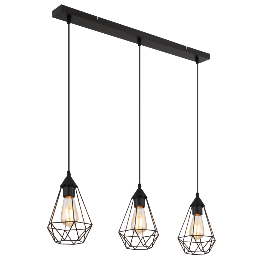 Globo - Підвісна люстра 3xE27/60W/230V