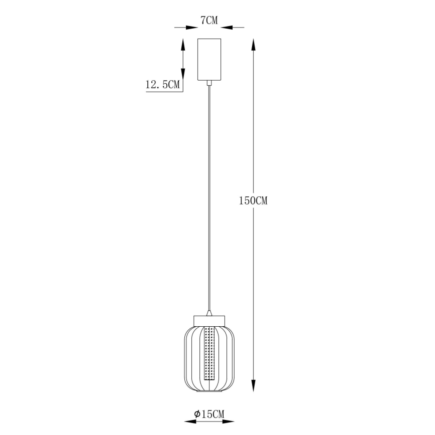 Globo - Світлодіодна підвісна люстра LED/8W/230V