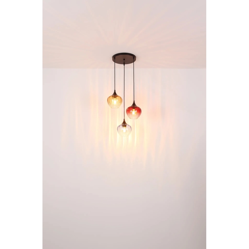 Globo - Підвісна люстра 3xE27/60W/230V