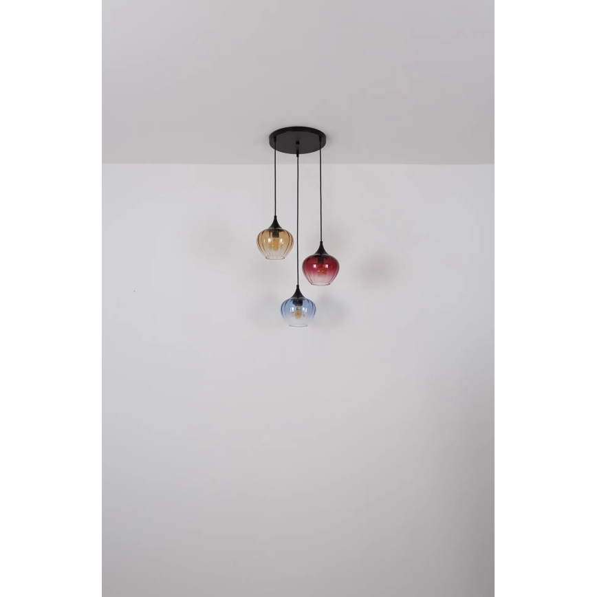 Globo - Підвісна люстра 3xE27/60W/230V