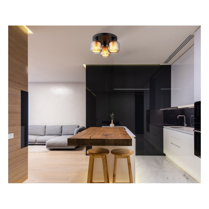 Globo - Потолочный светильник 3xE27/25W/230V диаметр 37 см